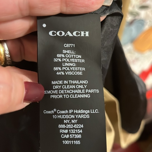 Coach Trench Coat - Picture 7 of 7